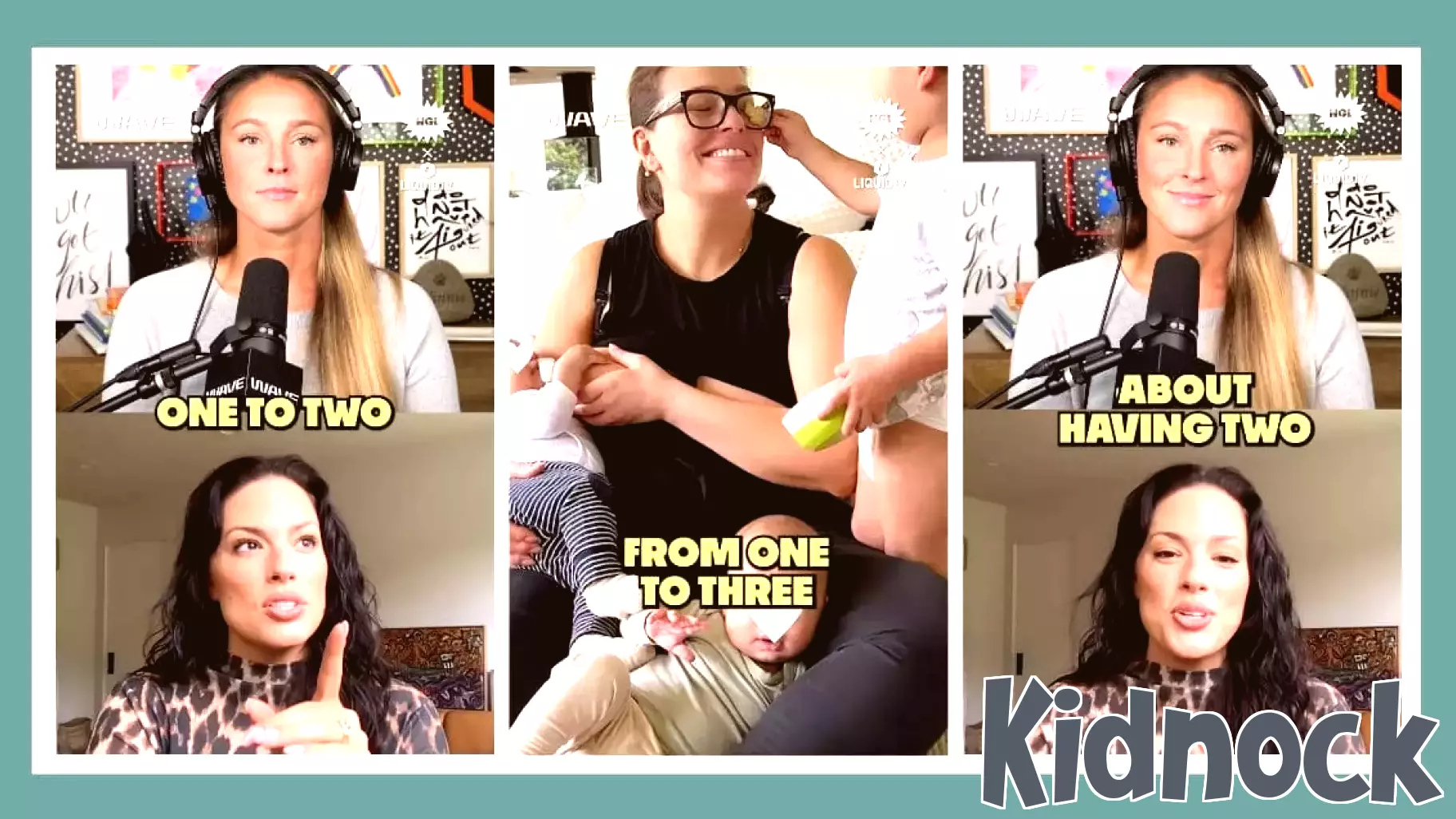 Ashley Graham and Kylie Kelce Ignite Parenting Discussion on Baby Number Challenges