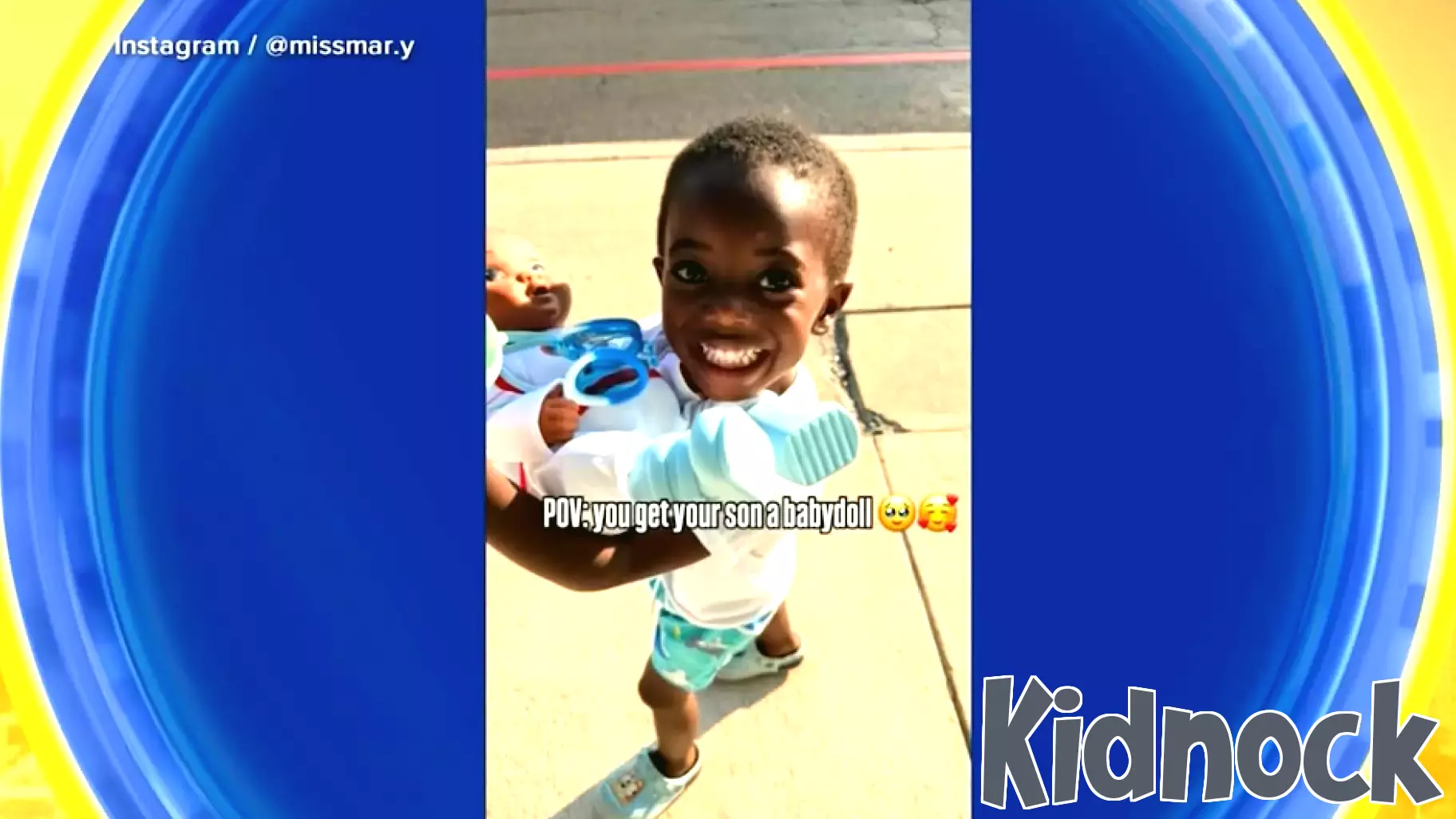Toddler's Adorable 'Parenting' Skills with Baby Doll Capture Hearts Online