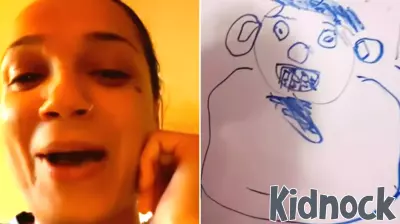 A Mother's Surprising Moment: Daughter's Artistic Interpretation