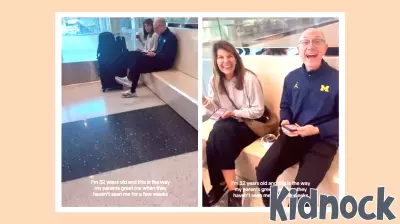 A Touching Airport Reunion Highlights the Power of Parental Love