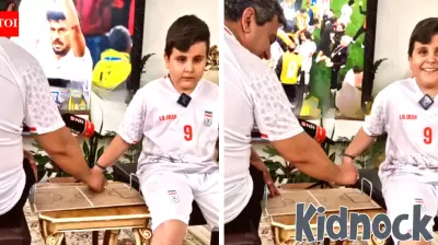 This Iranian dad helped his specially-abled son feel the FIFA World Cup match in the most unique way; 3 parenting lessons to learn